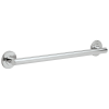 DELTA BathSafety 24" Contemporary Decorative ADA Grab Bar — Chrome