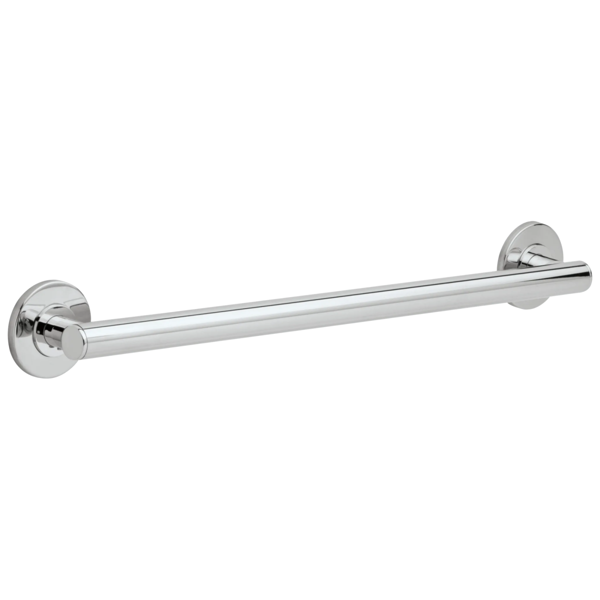 DELTA BathSafety 24" Contemporary Decorative ADA Grab Bar — Chrome