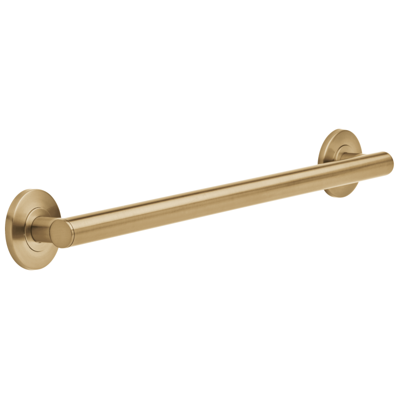 DELTA BathSafety 24" Contemporary Decorative ADA Grab Bar — Champagne Bronze