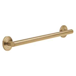 DELTA BathSafety 24" Contemporary Decorative ADA Grab Bar — Champagne Bronze