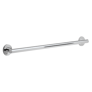 DELTA BathSafety 36" Contemporary Decorative ADA Grab Bar — Chrome