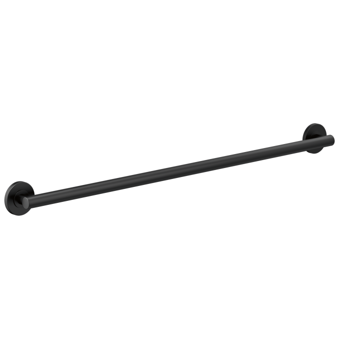 DELTA Pivotal 42" Contemporary Decorative ADA Grab Bar — Matte Black