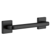 DELTA BathSafety Angular Modern Decorative ADA Grab Bar - 12" — Matte Black