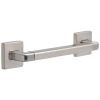DELTA BathSafety 12" Angular Modern Decorative ADA Grab Bar — Stainless
