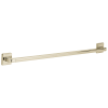 DELTA BathSafety 36" Angular Modern Decorative ADA Grab Bar — Polished Nickel