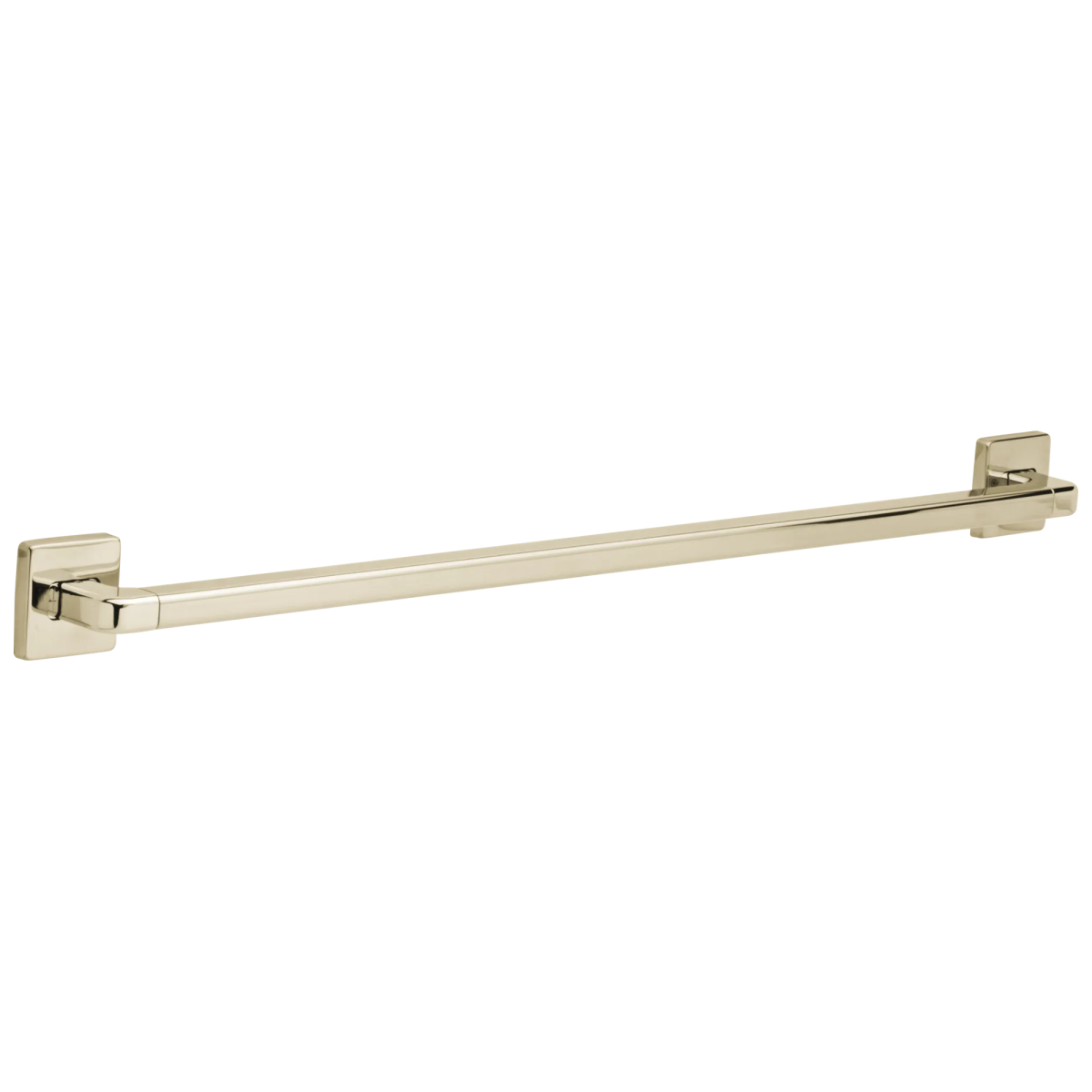 DELTA BathSafety 36" Angular Modern Decorative ADA Grab Bar — Polished Nickel