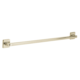 DELTA BathSafety 36" Angular Modern Decorative ADA Grab Bar — Polished Nickel