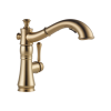 DELTA Cassidy Single Handle Pull-Out Kitchen Faucet — Champagne Bronze