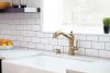 DELTA Cassidy Single Handle Pull-Out Kitchen Faucet — Champagne Bronze