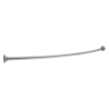 DELTA 1" x 5' Shower Curtain Rod with Brackets (6" Bow) — Chrome