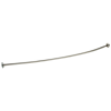 DELTA 1" x 6' Curved Shower Rod with Brackets, 6" Bow — Chrome
