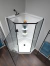 DELTA 4" Prefab Round Shower Drain — Matte Black