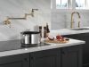 DELTA Other Traditional Wall Mount Pot Filler — Champagne Bronze