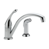 DELTA Collins Single Handle Kitchen Faucet with Spray — Chrome