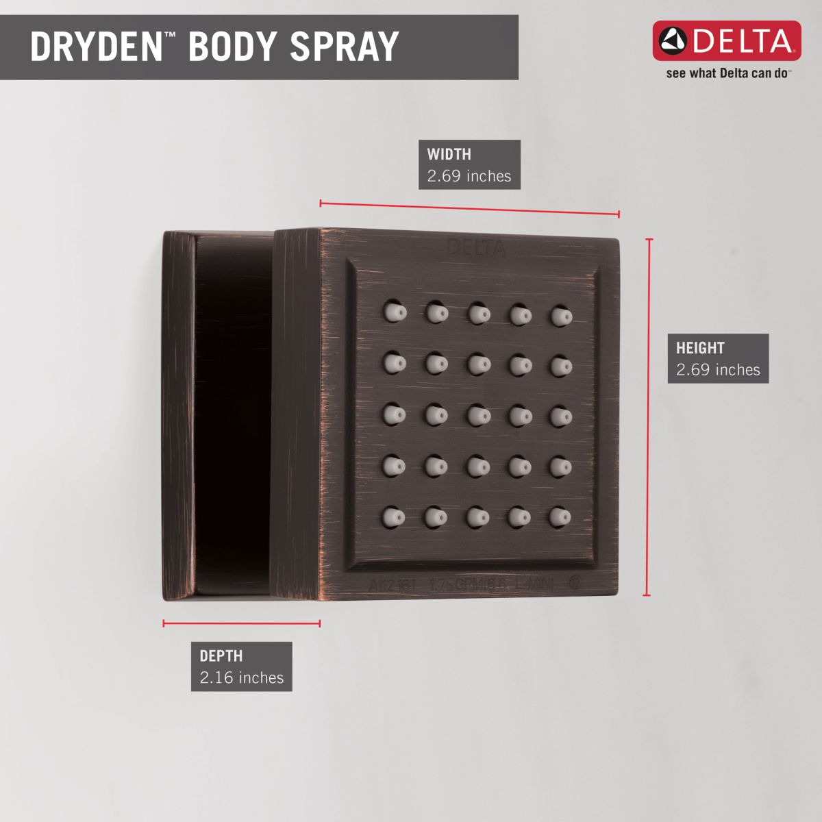 DELTA Other Surface Mount Body Spray — Venetian Bronze