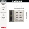 DELTA Other Surface Mount Body Spray — Lumicoat® Stainless