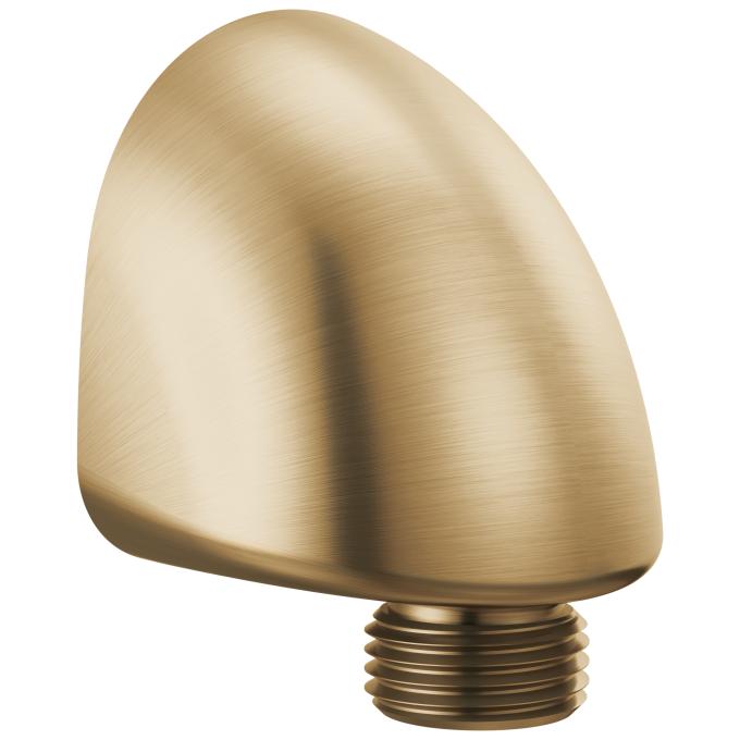 DELTA Universal Showering Components Wall Elbow For Hand Shower — Lumicoat® Champagne Bronze