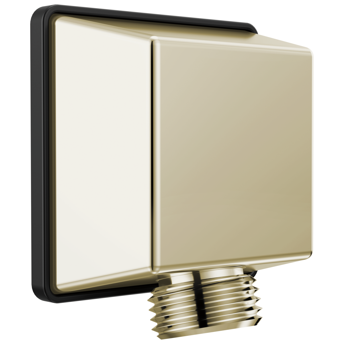 DELTA Universal Showering Components Square Wall Elbow for Hand Shower — Lumicoat® Polished Nickel