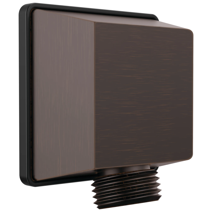 DELTA Universal Showering Components Square Wall Elbow for Hand Shower — Venetian Bronze