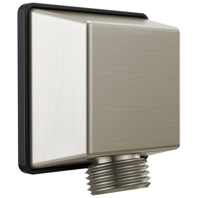 DELTA Universal Showering Components Square Wall Elbow for Hand Shower — Stainless
