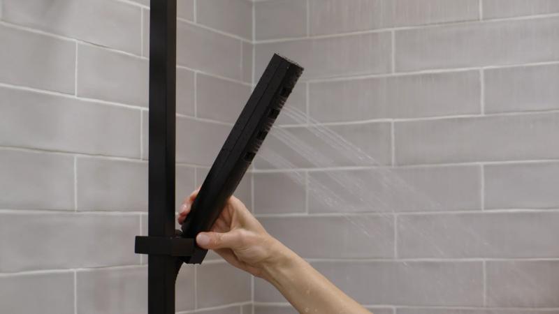 DELTA Universal Showering Components H2OKINETIC Hand Shower 1.75 GPM w/Slide Bar 4S — Matte Black