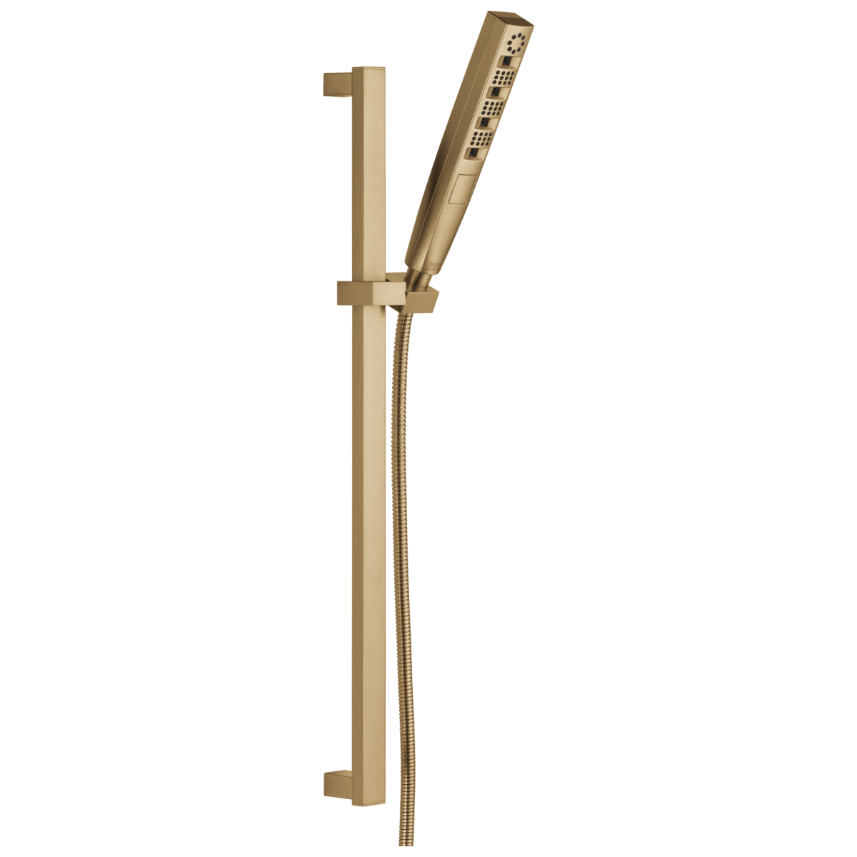 DELTA Universal Showering Components H2OKINETIC Hand Shower 1.75 GPM w/Slide Bar 4S — Lumicoat® Champagne Bronze
