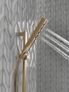 DELTA Universal Showering Components H2OKINETIC Hand Shower 1.75 GPM w/Slide Bar 4S — Lumicoat® Champagne Bronze