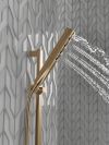 DELTA Universal Showering Components H2OKINETIC Hand Shower 1.75 GPM w/Slide Bar 4S — Lumicoat® Champagne Bronze