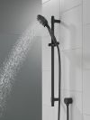 DELTA Universal Showering Components Hand Shower 1.75 GPM w/Slide Bar 4S — Matte Black