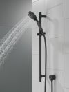 DELTA Universal Showering Components Hand Shower 1.75 GPM w/Slide Bar 4S — Matte Black