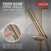 DELTA Universal Showering Components 2-Setting Hand Shower with ProClean Spray – Slide Bar Mount — Lumicoat® Champagne Bronze
