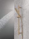 DELTA Universal Showering Components 2-Setting Hand Shower with ProClean Spray – Slide Bar Mount — Lumicoat® Champagne Bronze