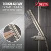 DELTA Universal Showering Components 2-Setting Hand Shower with ProClean Spray – Slide Bar Mount — Lumicoat® Stainless
