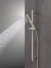 DELTA Universal Showering Components 2-Setting Hand Shower with ProClean Spray – Slide Bar Mount — Lumicoat® Stainless