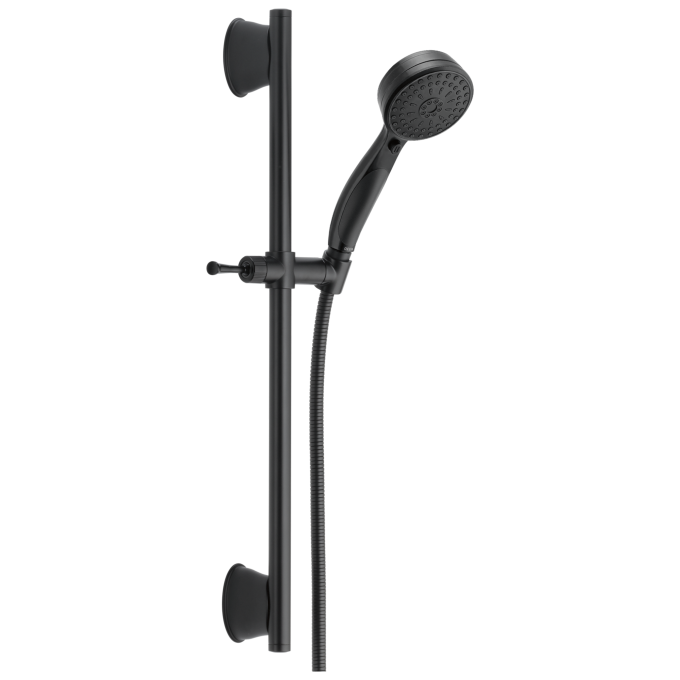 DELTA Universal Showering Components ActivTouch HS 1.75 GPM w/ Slide Bar 9S — Matte Black