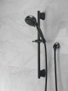 DELTA Universal Showering Components H2OKINETIC 5-Setting Slide Bar Hand Shower — Matte Black