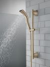 DELTA Universal Showering Components H2OKINETIC Single-Setting Slide Bar Hand Shower — Champagne Bronze