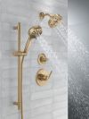 DELTA Trinsic 3-Setting 2-Port Diverter Trim — Champagne Bronze