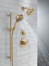 DELTA Trinsic 3-Setting 2-Port Diverter Trim — Champagne Bronze