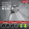 DELTA Universal Showering Components 7-Setting Slide Bar Hand Shower with Cleaning Spray — Lumicoat® Chrome