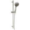 DELTA Universal Showering Components 7-Setting Slide Bar Hand Shower with Cleaning Spray — Lumicoat® Stainless