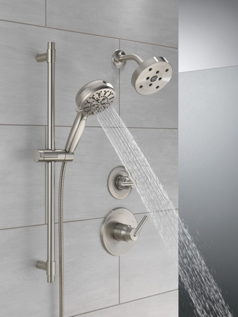 DELTA Trinsic 3-Setting 2-Port Diverter Trim — Stainless