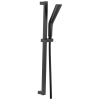 DELTA Universal Showering Components H2OKINETIC 3-Setting Slide Bar Hand Shower — Matte Black