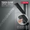 DELTA Universal Showering Components H2OKINETIC 3-Setting Slide Bar Hand Shower — Matte Black