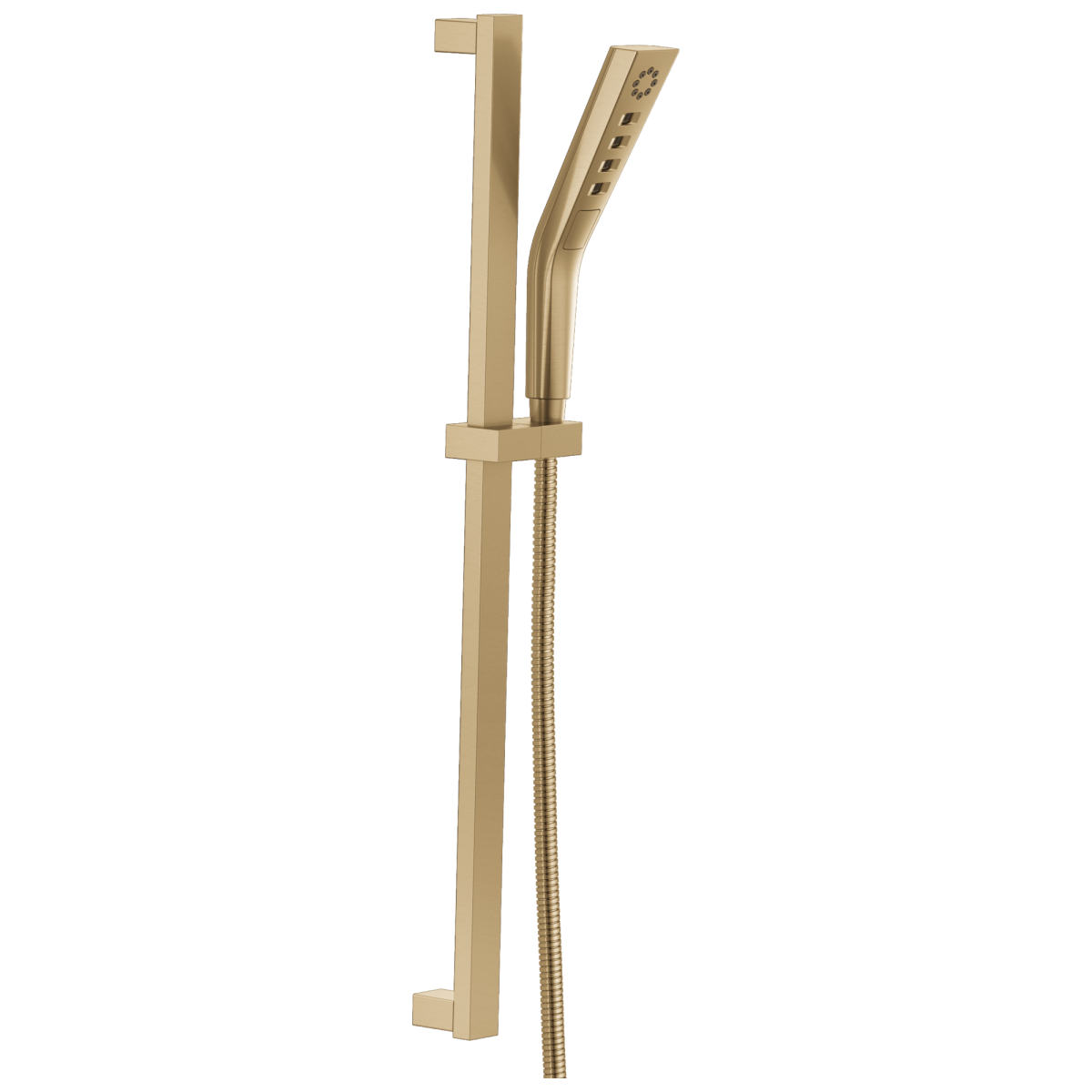 DELTA Universal Showering Components H2OKINETIC 3-Setting Slide Bar Hand Shower — Lumicoat® Champagne Bronze