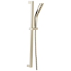 DELTA Universal Showering Components H2OKINETIC 3-Setting Slide Bar Hand Shower — Lumicoat® Polished Nickel