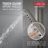 DELTA Universal Showering Components H2OKINETIC 3-Setting Slide Bar Hand Shower — Lumicoat® Stainless