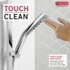 DELTA Universal Showering Components H2OKINETIC 3-Setting Slide Bar Hand Shower — Chrome