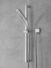 DELTA Universal Showering Components H2OKINETIC 3-Setting Slide Bar Hand Shower — Chrome