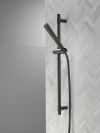 DELTA Universal Showering Components Premium Single-Setting Slide Bar Hand Shower — Matte Black